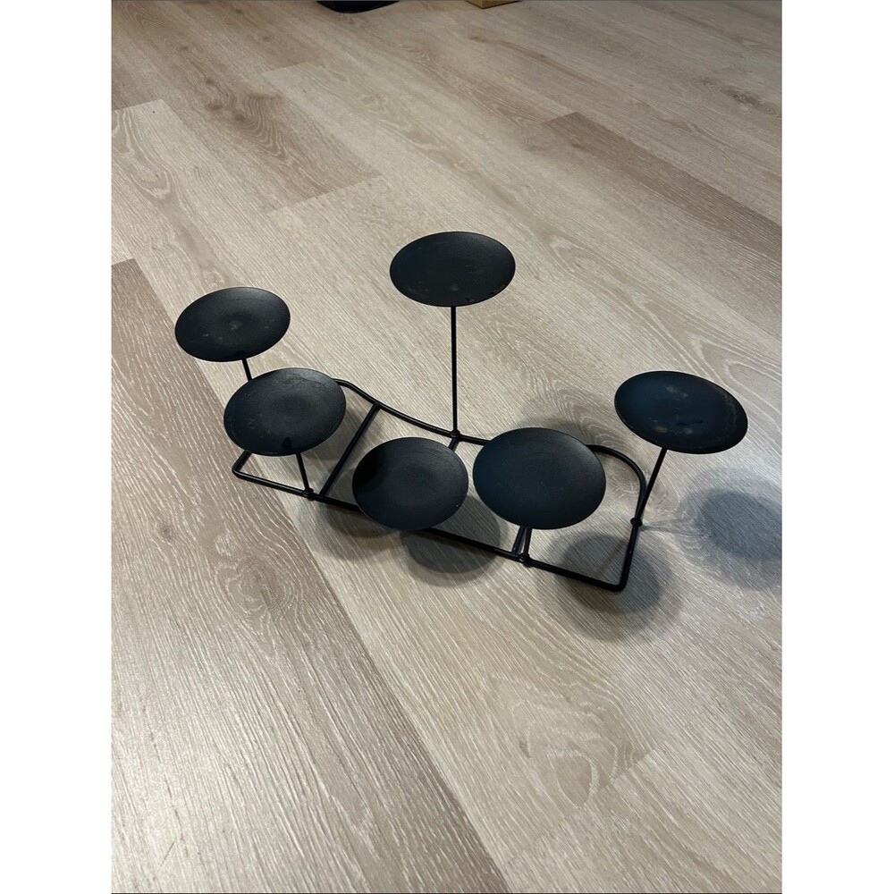 Black Unbranded 6 Leg Multilength Candelabra